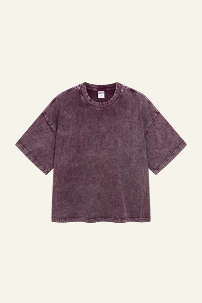 Men's Cotton Streetwear Washed Distressed T-shirt