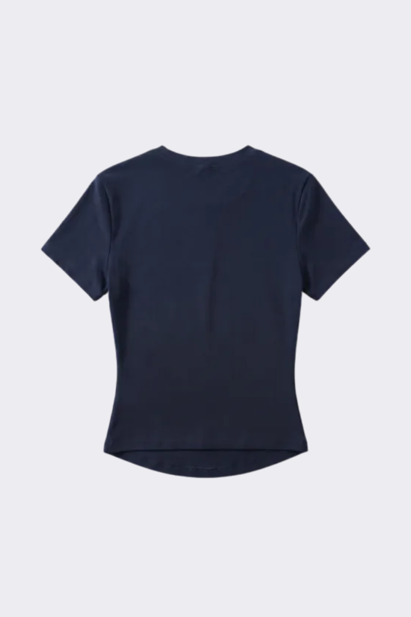 Women's Outdoor Yoga Gym Tight Run Tee - Crewneck