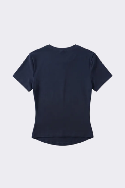 Women's Outdoor Yoga Gym Tight Run Tee - Crewneck