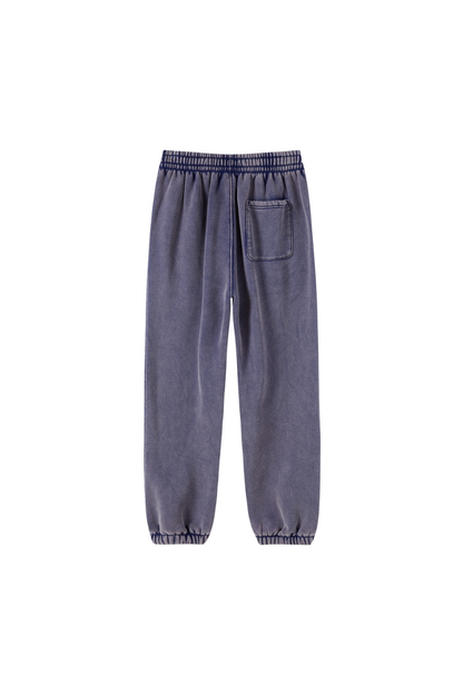Men Fall Clothing Wax Washed Relaxed Jogger Pants