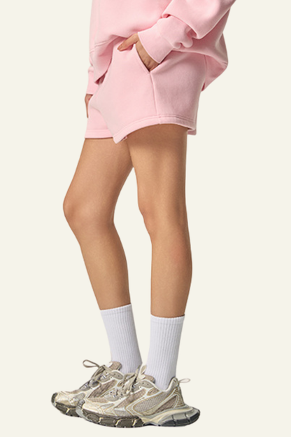 Women's Athletic Solid Dopamine  Shorts