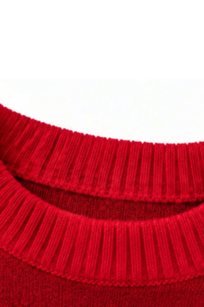 Women Fall Clothing Soft Christmas Tree Santa Knit Sweater