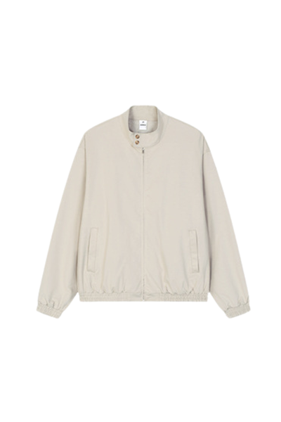Men's Spring Summer Retro 290g Harrington Double Zip Jacket