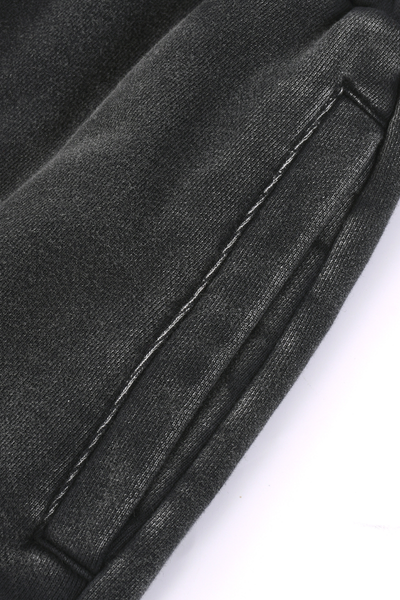 Women's Fall Snow-Wash Straight-Leg Cotton Sweatpants