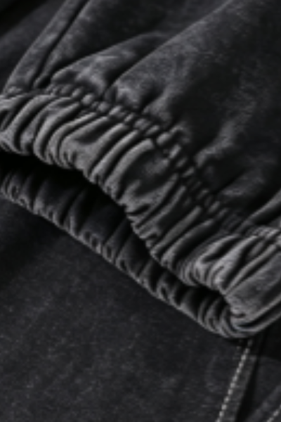 Men Fall 400G Washed Vintage Relaxed Sweatpants