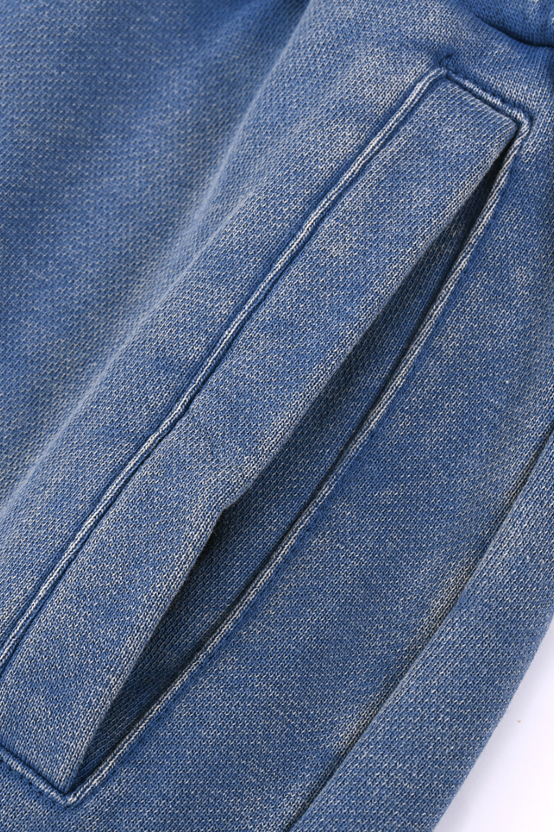 Men Fall Clothing 400G Washed Relaxed Cuff Jogger Pants