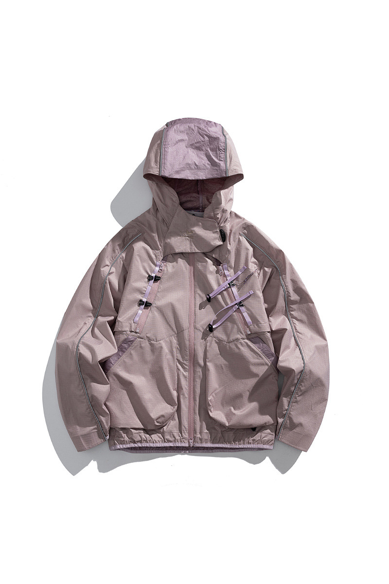 Unisex Outdoor American Cargo Hood Waterproof Hiking Jacket