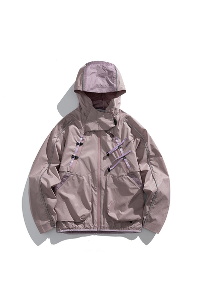 Unisex Outdoor American Cargo Hood Waterproof Hiking Jacket
