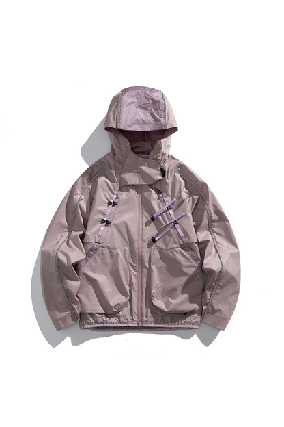 Unisex Outdoor American Cargo Hood Waterproof Hiking Jacket