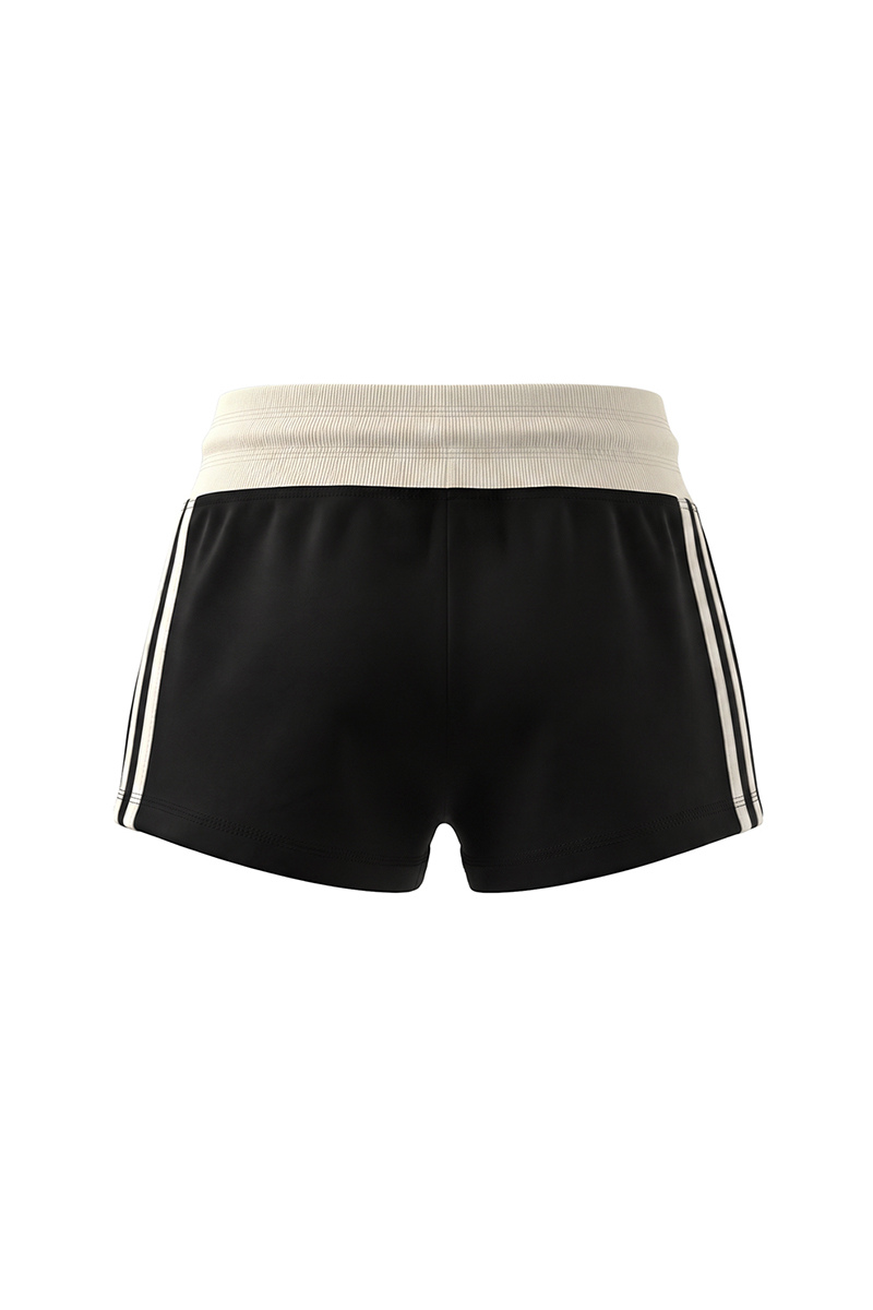 Women Summer Side Stripe Drawstring Sports Shorts