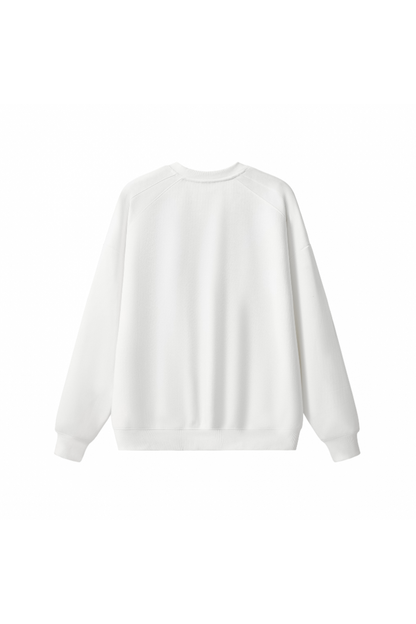 Men Fall Cotton Blend Raglan Cropped Pullover Sweatshirt