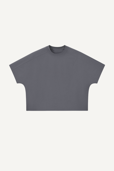 Men's 180g Polyester Cropped Oversized Cooling Tee