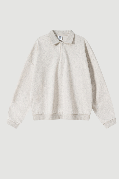 Men's Heavyweight Fleece Lapel Sweatshirt