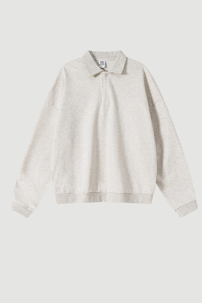 Men's Heavyweight Fleece Lapel Sweatshirt