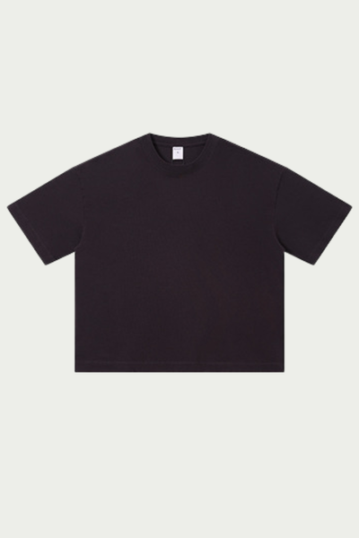 Women's 280g Spring Solid Cotton Boxy Oversized Tee