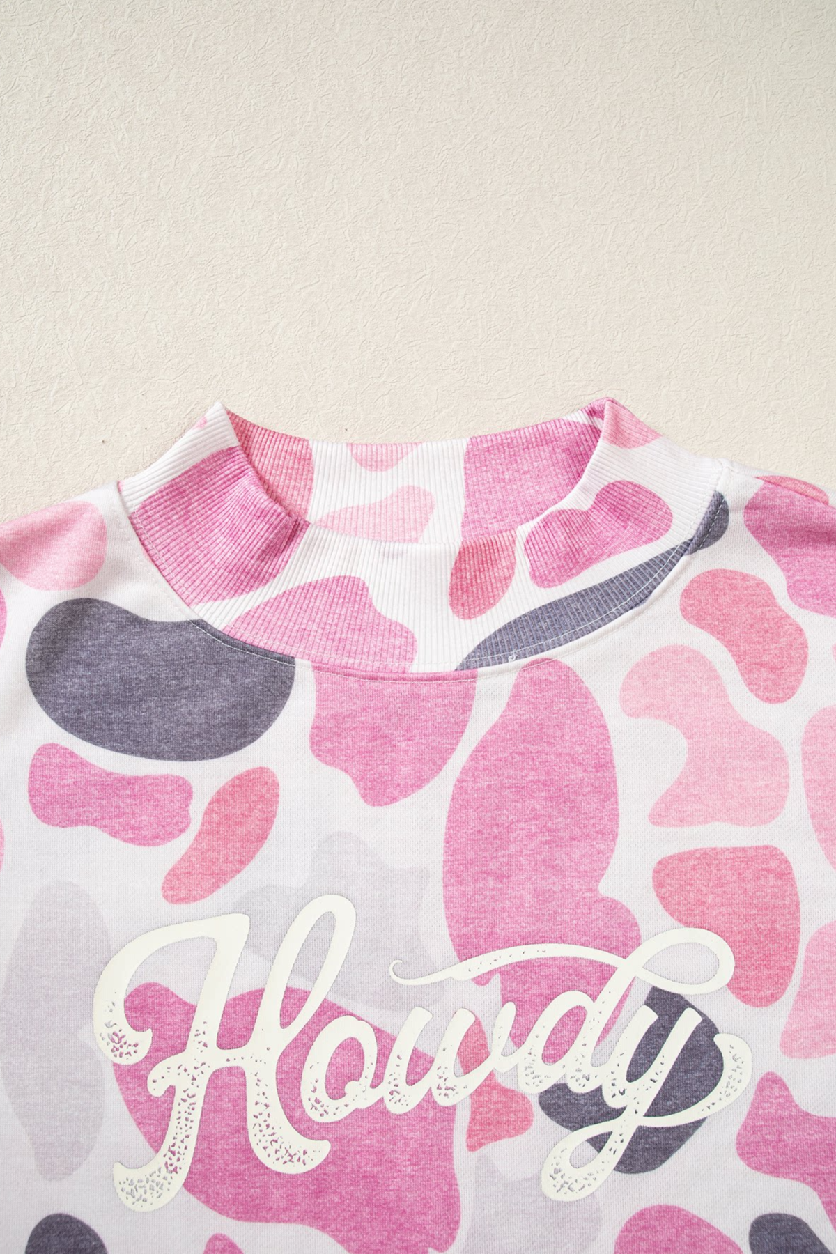 Women's Fall Multi Print Crew Neck Long Sleeve Sweatshirt