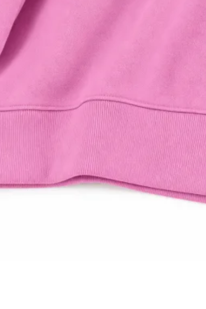 Women Fall Mock Neck Cutout Oversized Casual Sweatshirt