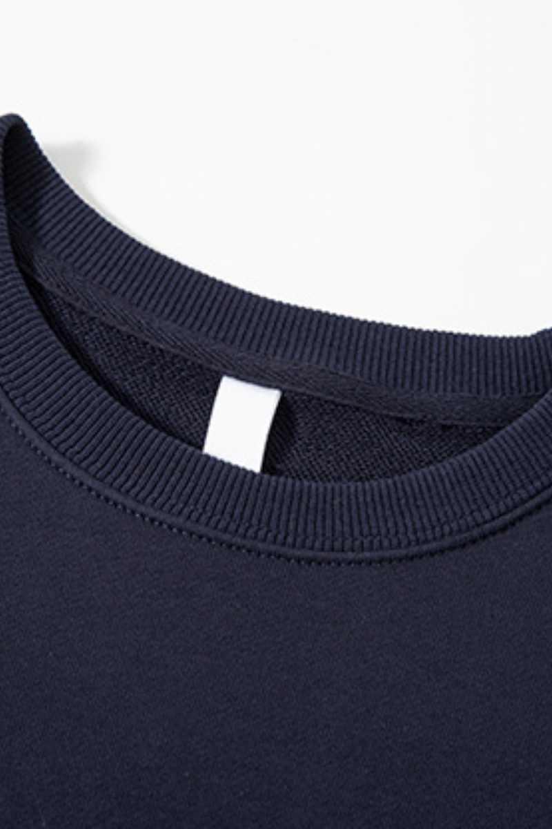 Men Fall 380gsm 100% Cotton Crew Neck Oversized Sweatshirt