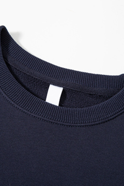 Men Fall 380gsm 100% Cotton Crew Neck Oversized Sweatshirt