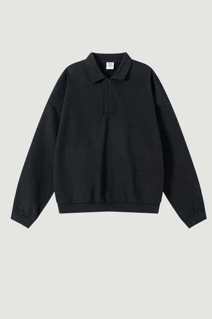 Men's Heavyweight Fleece Lapel Sweatshirt