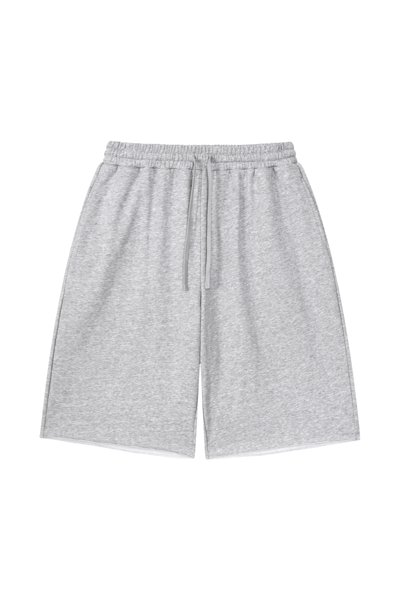 Men's Summer French-Terry Loose 7-Inch Streetwear Shorts