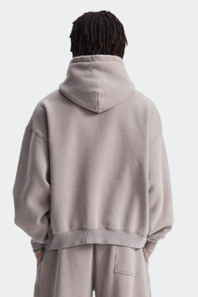 Men's Streetwear Vintage Washed Front Pocket Hooded