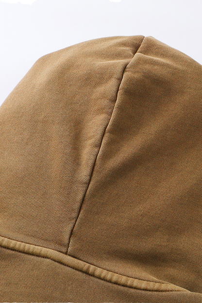 Men's Cotton Streetwear Full Zipper Hooded Jacket