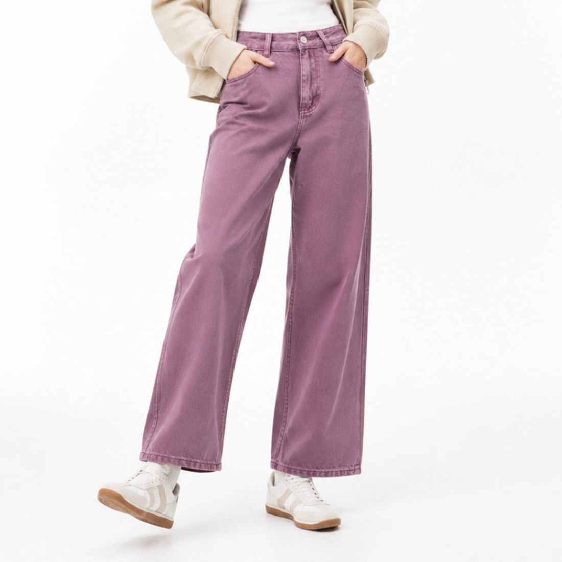 Women's & Unisex High Waist Wide Leg Jeans
