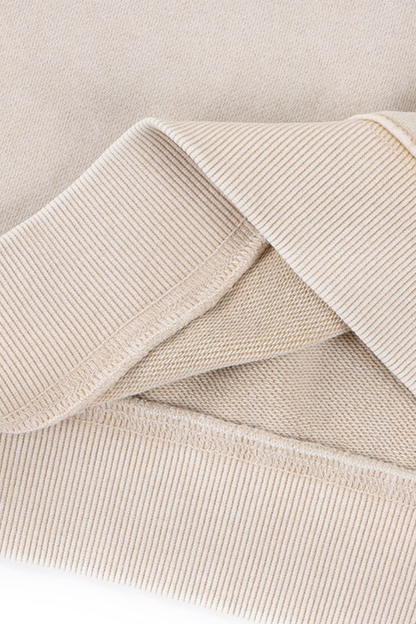 Women Fall 400G Heavyweight Cotton Cropped Hoodie