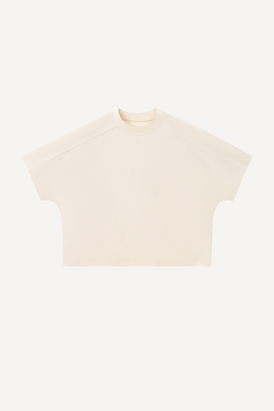 Men's 180g Polyester Cropped Oversized Cooling Tee