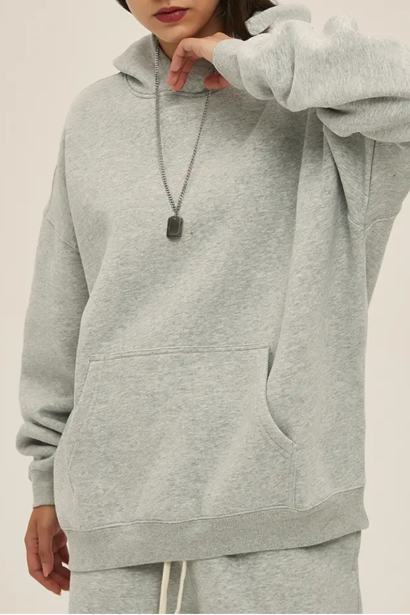 Men's 350G Heavyweight Large Pocket Hoodie Sweatshirts
