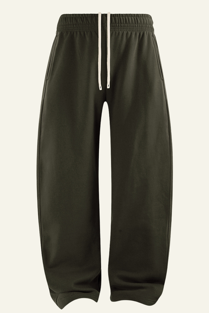 Unisex Fleece-lined Versatile Curved-blade Pants