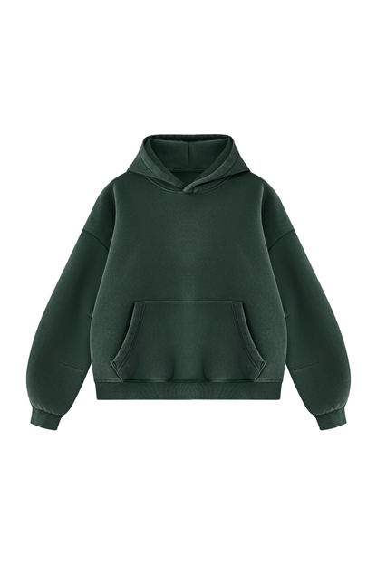 Unisex Fall Clothing Vintage Faded Curved Sleeve Hoodie