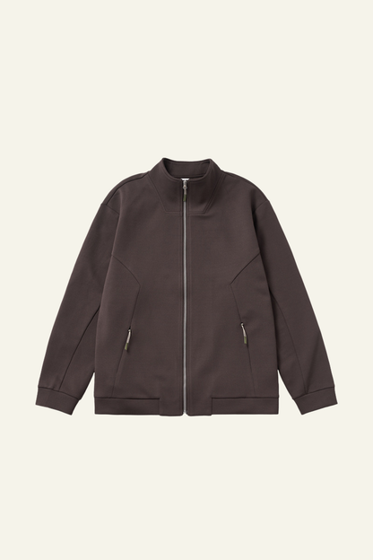 Men's Streetwear Stand Collar Full-Zipper Jacket