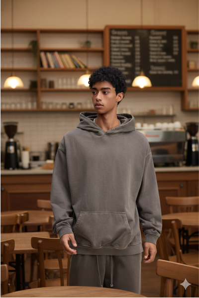 Men's 480 Heavyweight Washed Cotton Hoddie