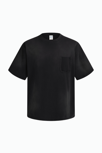 Women's Cotton Streetwear Washed Distressed T-shirt