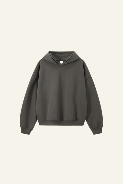 Men's Streetwear Short Loose-fitting Drop Shoulders Hoodie