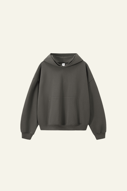 Men's Streetwear Short Loose-fitting Drop Shoulders Hoodie