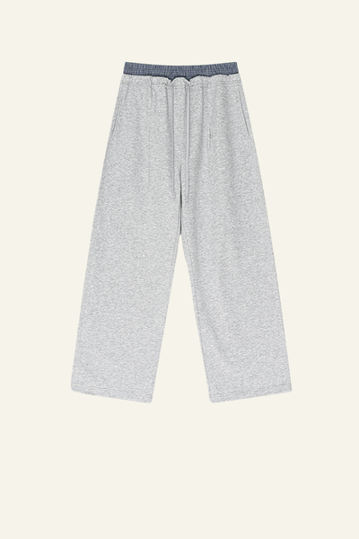 Women's Double-Waistband Straight Leg pants.