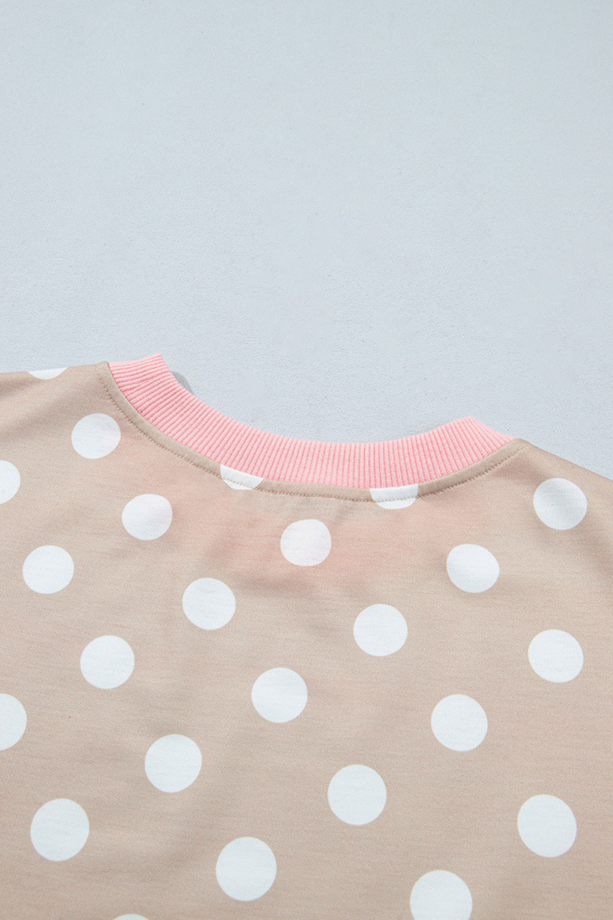 Women's Fall Polka Dot Colorblock Multi-Pocket 2 Piece Set