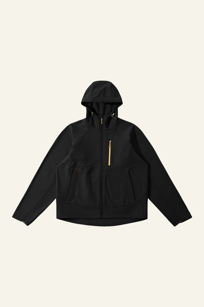 Women's Streetwear Fleece Lined Waterproof Hooded Jacket