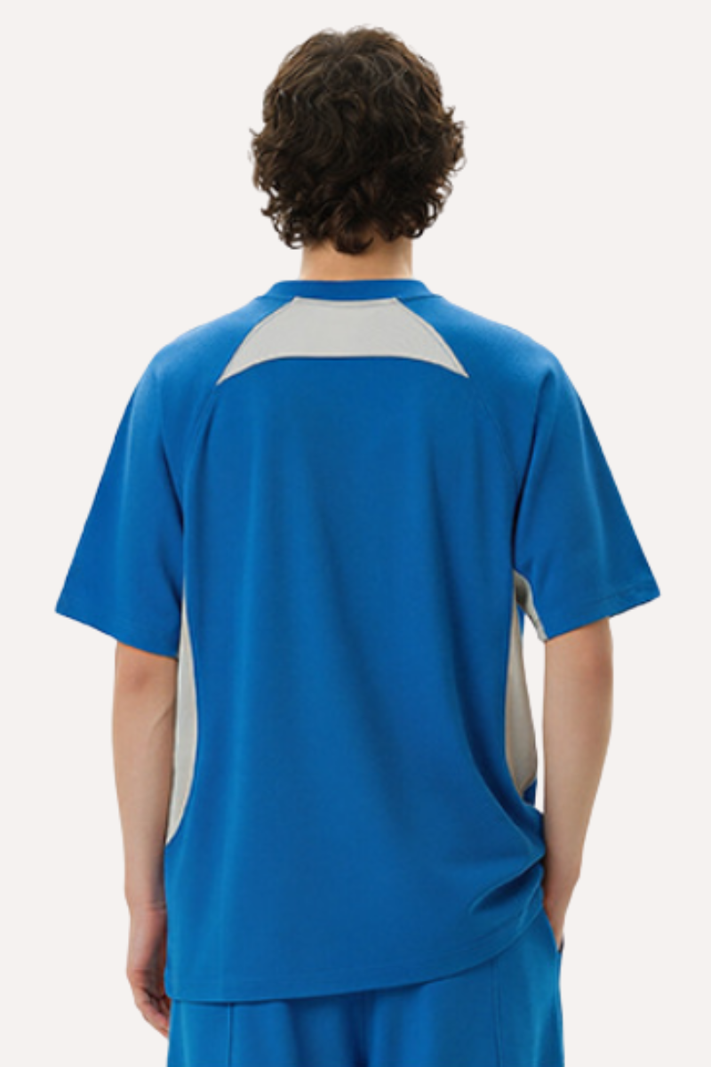 Men's Summer Outdoor Quick Dry Colorblock Cooling Tee