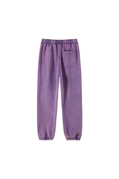 Unisex Fall Clothing Wax Washed Relaxed Jogger Pants