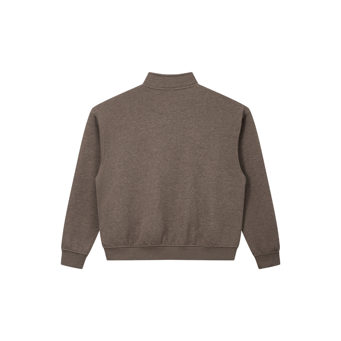 Unisex Fall Clothing Warm Heathered Half Zip Sweatshirt