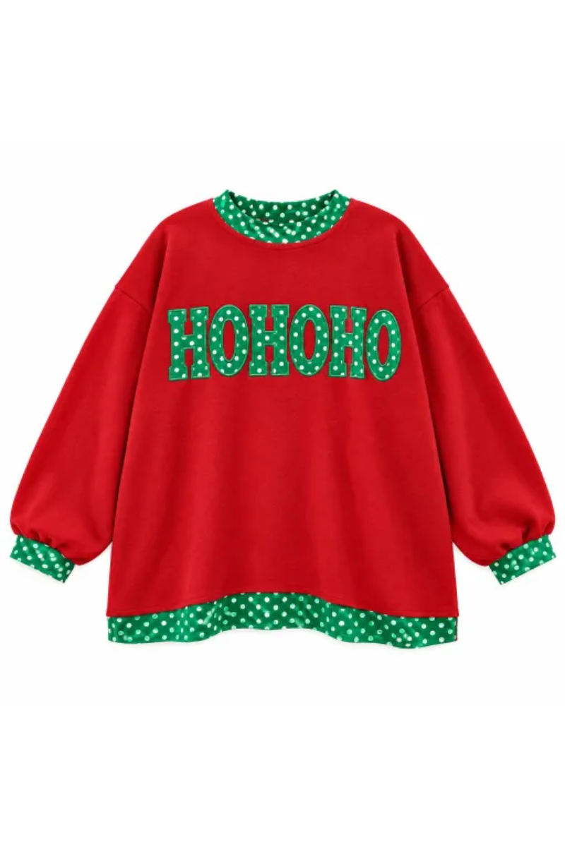 Women Fall Clothing Christmas Merry Letter Sweatshirt