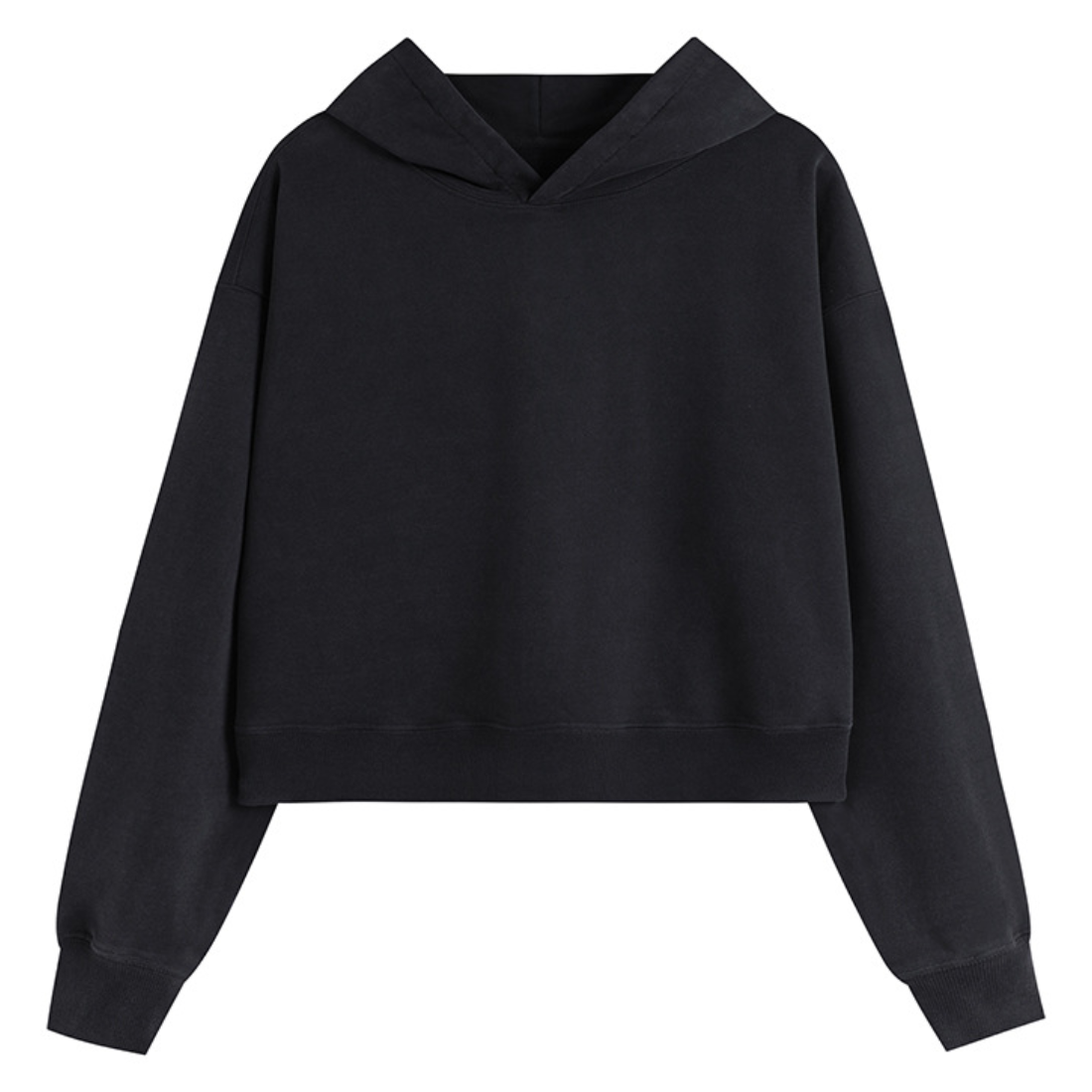 Women's Fall Dazzling-Wash Cropped Pullover Hoodie