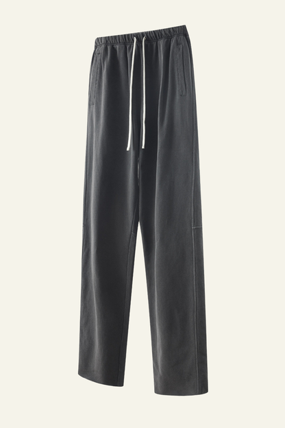 Men's Heavyweight Washed Cotton Athletic Wear Pants
