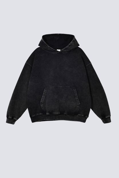 Women's 420g Heavy Cotton Washed Distressed Hoodie