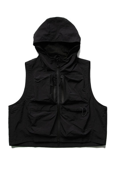 Men's Summer Mountain Multi-Pocket Hooded Utility Vest