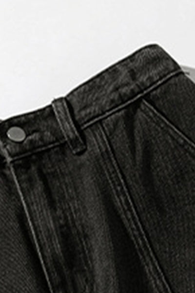 Men's Spring Washed Vintage Loose Straight-Leg Jeans